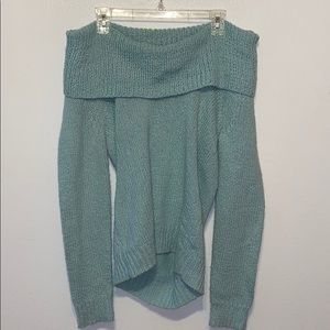 Off the shoulder sweater